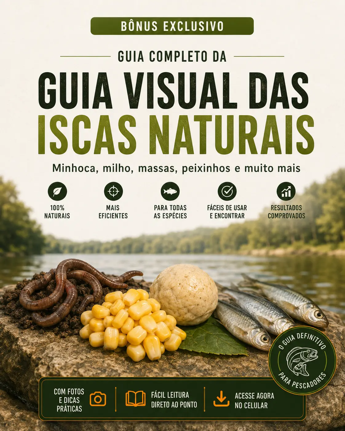 Capa: Guia Visual das Iscas Naturais