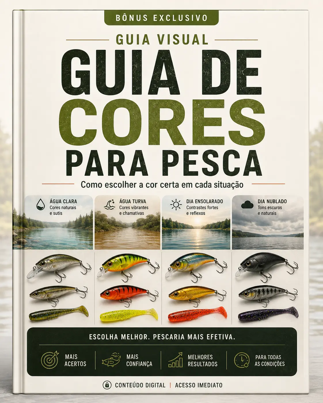 Capa: Guia de Cores para Pesca