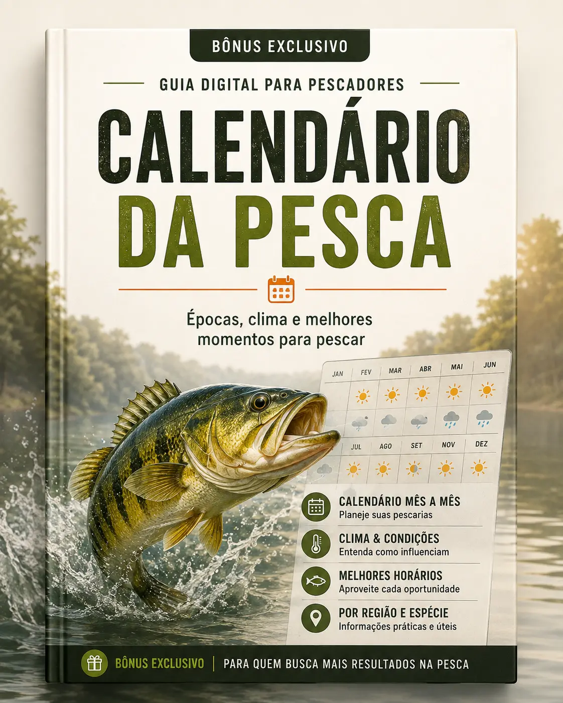 Capa: Calendário da Pesca