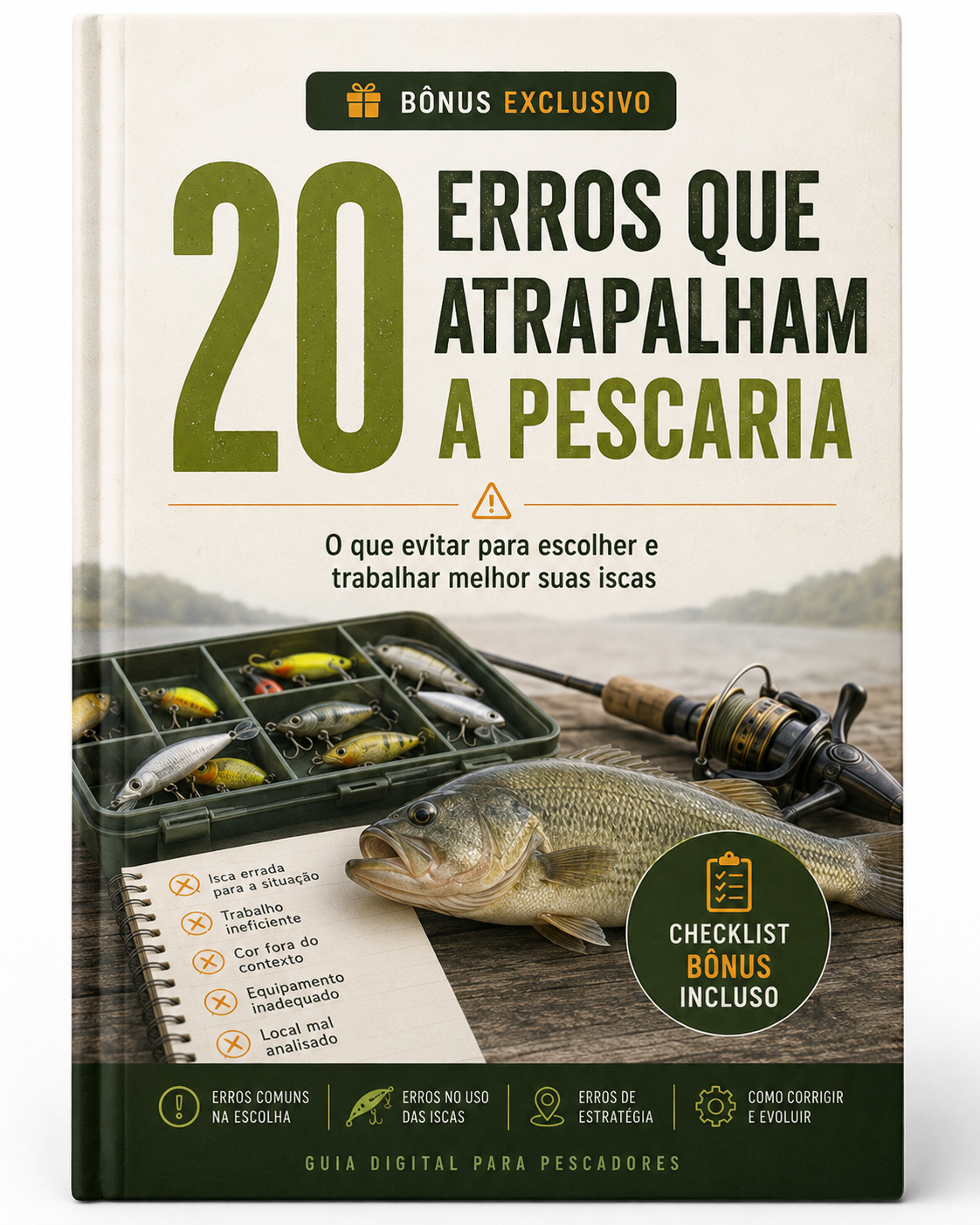 Capa: 20 Erros que Atrapalham a Pescaria